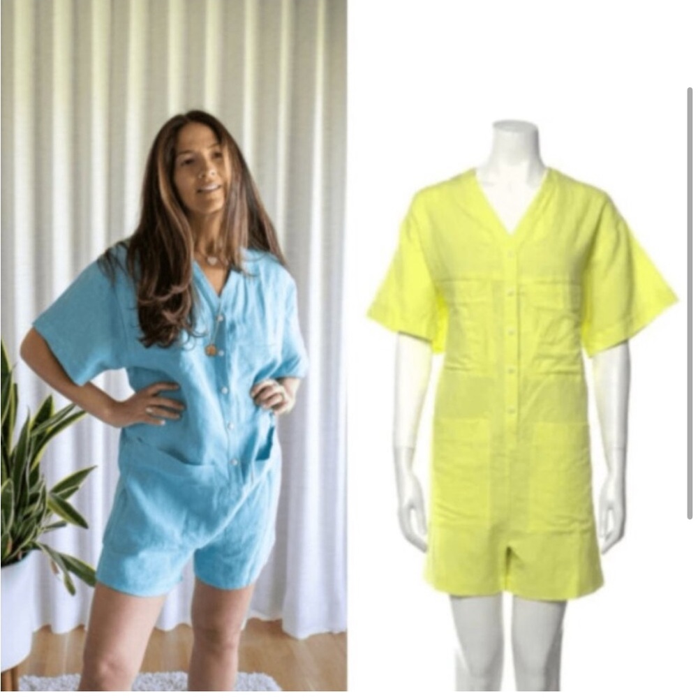 Ilana Kohn Lime tuck romper - Picture 3 of 3
